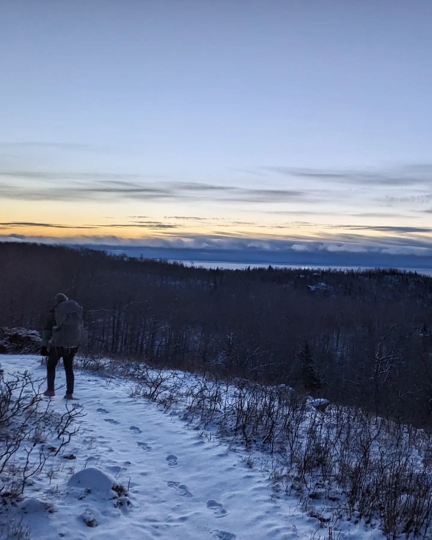 Superior Hiking Trail winter backpacking