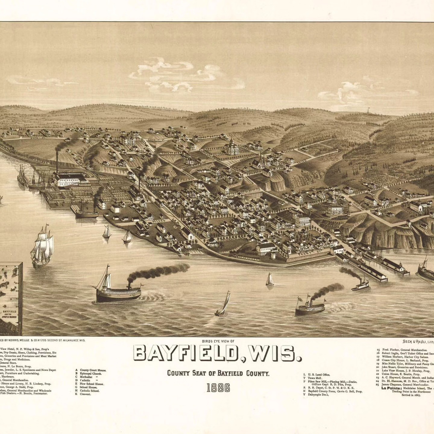 Bayfield train history