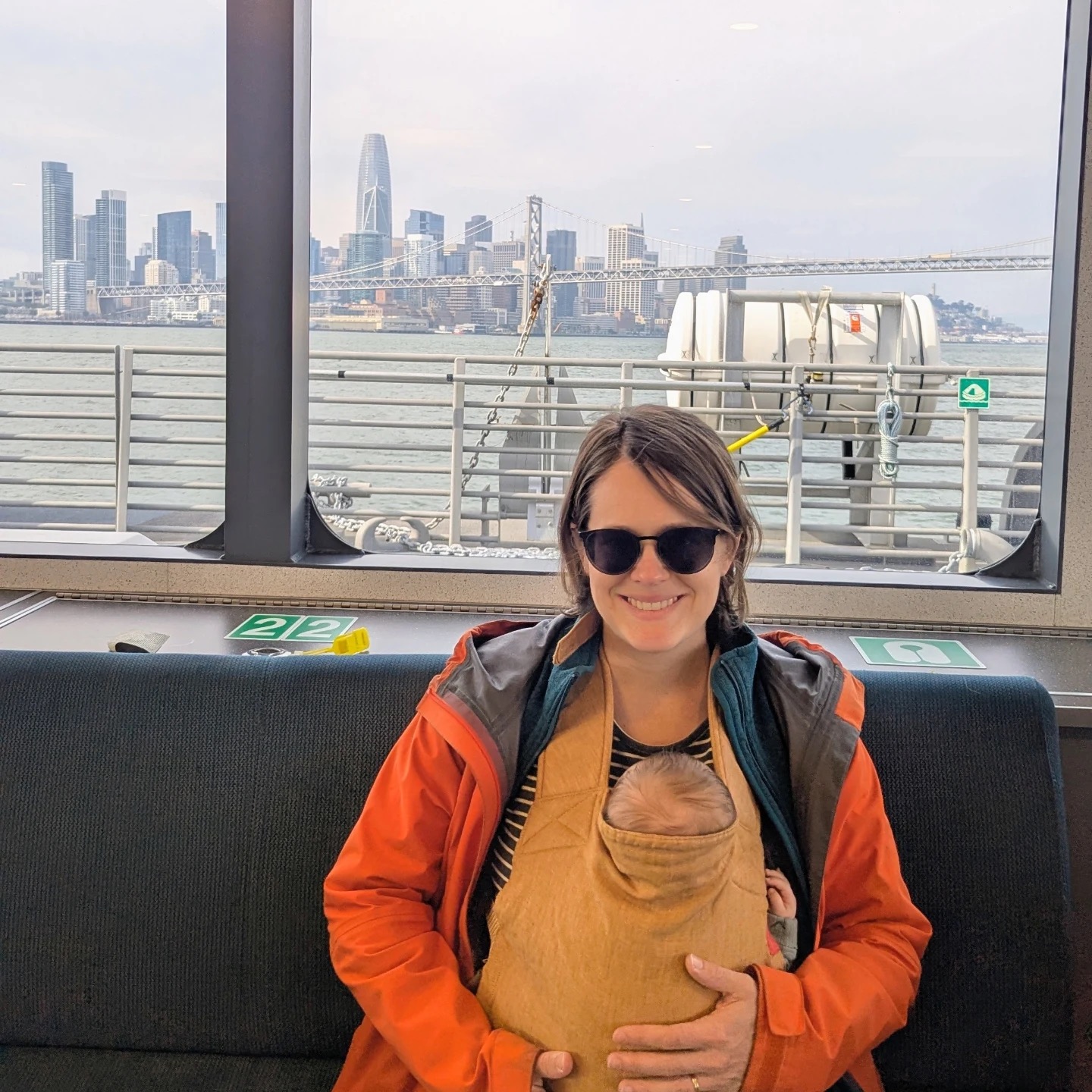 Baby's first ferry ride