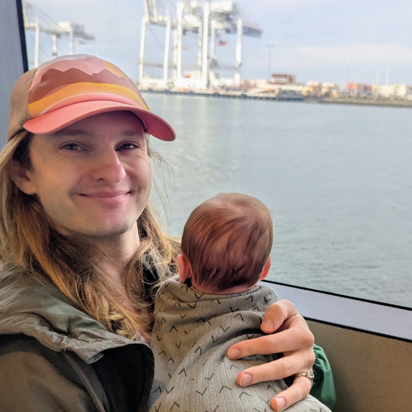 Baby's first ferry ride